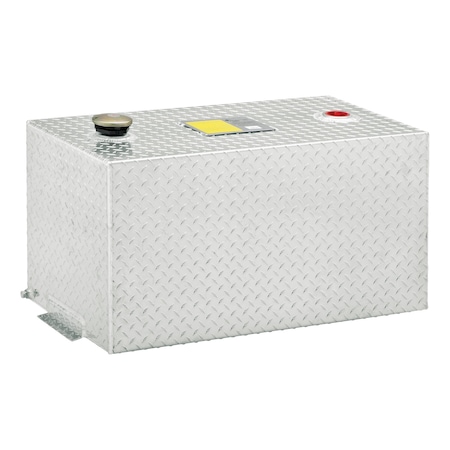 Uws 50-GALLON RECTANGLE BRIGHT ALUMINUM TRANSFER TANK TT-50-R-T-P